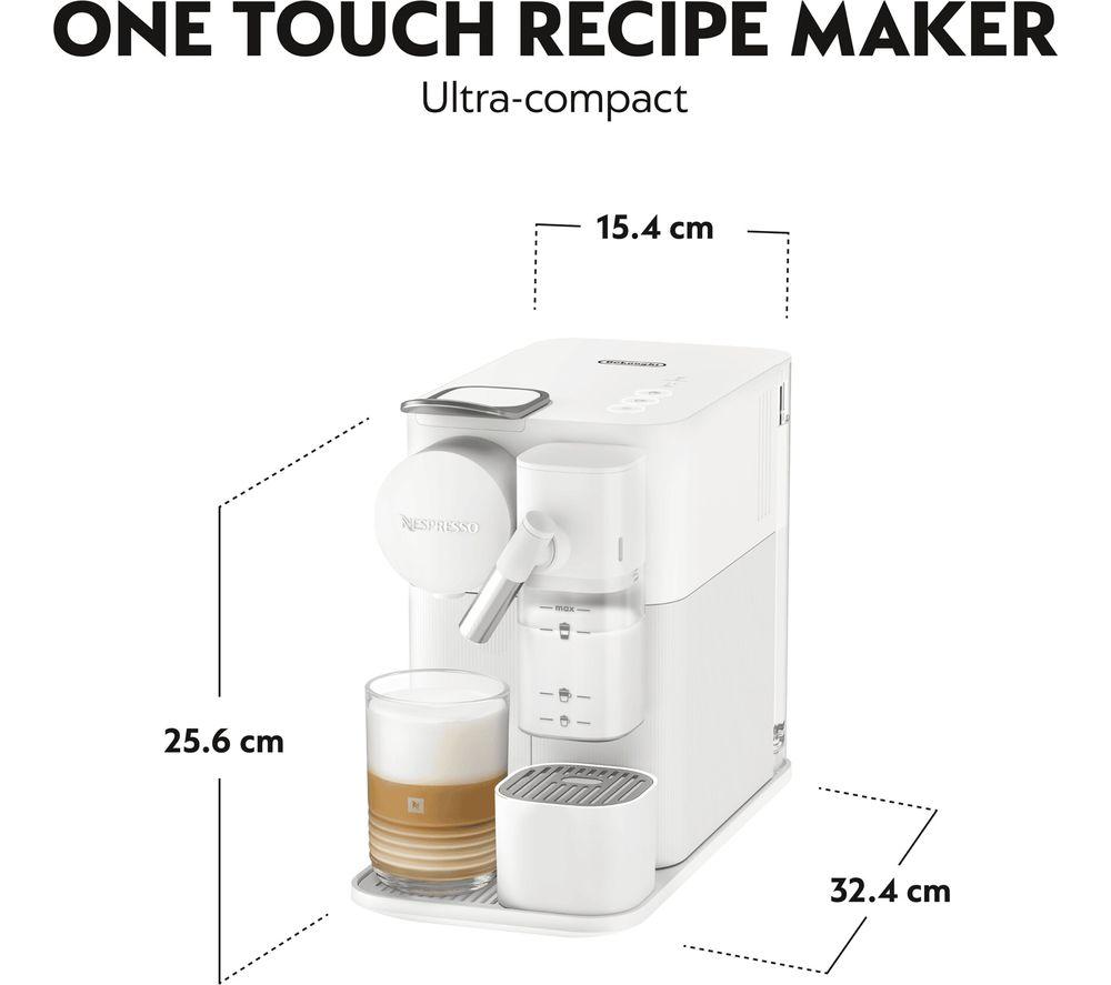 NESPRESSO by De'Longhi Lattissima One Pod EN510.W Coffee Machine - White