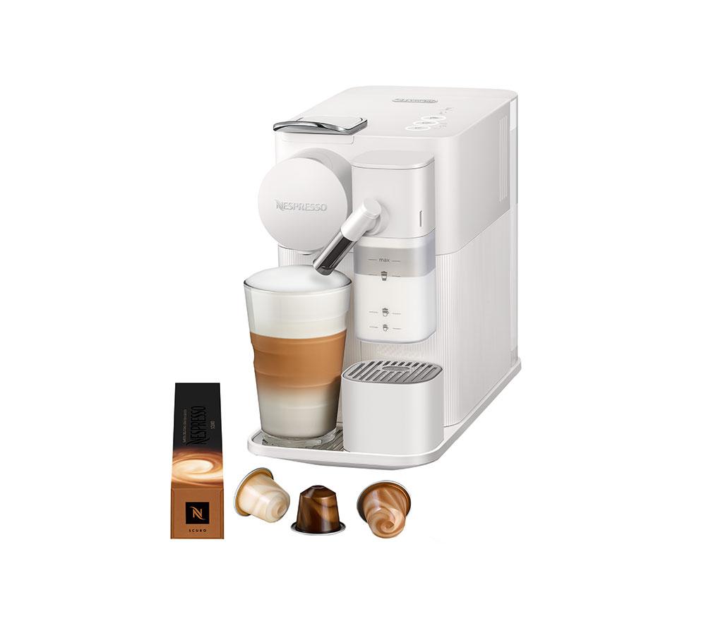 NESPRESSO by De'Longhi Lattissima One Pod EN510.W Coffee Machine - White
