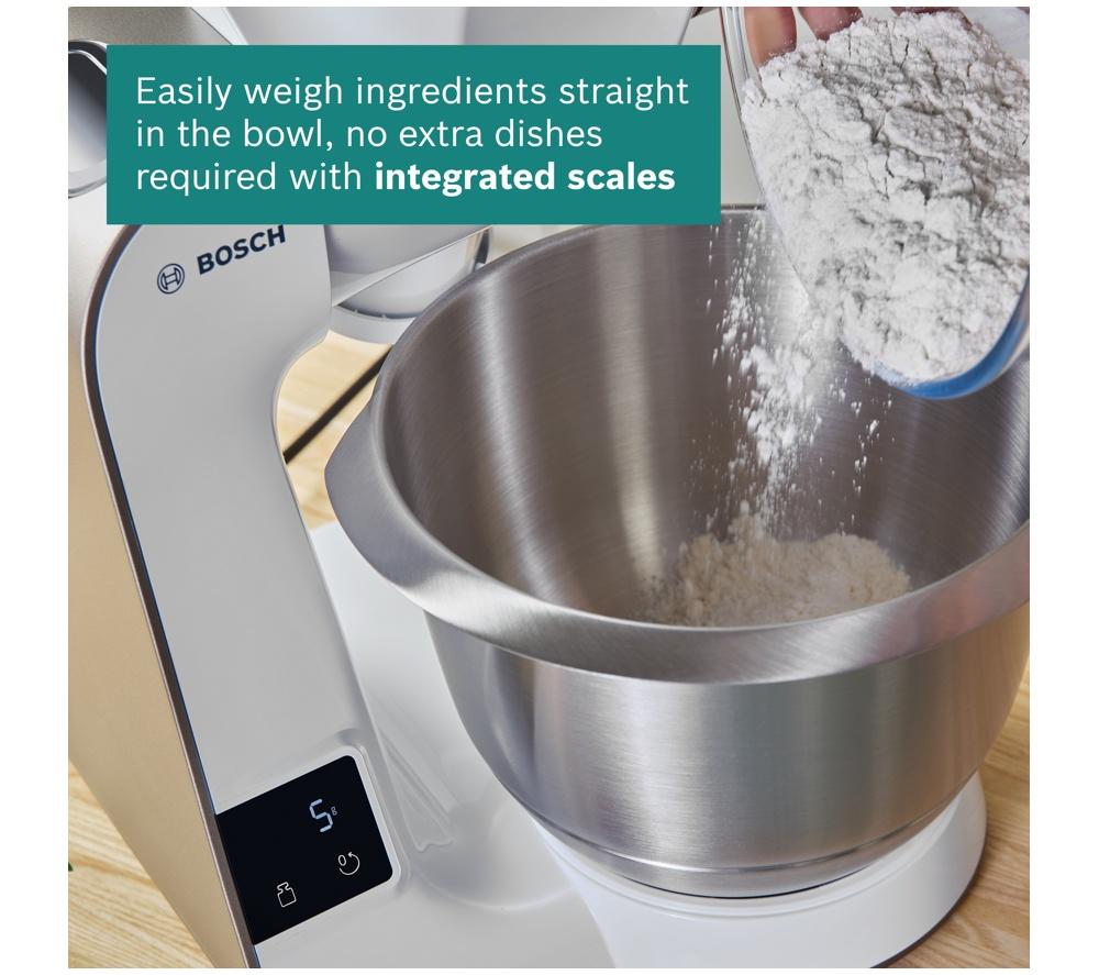 BOSCH Creationline 8 in 1 Stand Mixer MUM5XW40G - Champagne