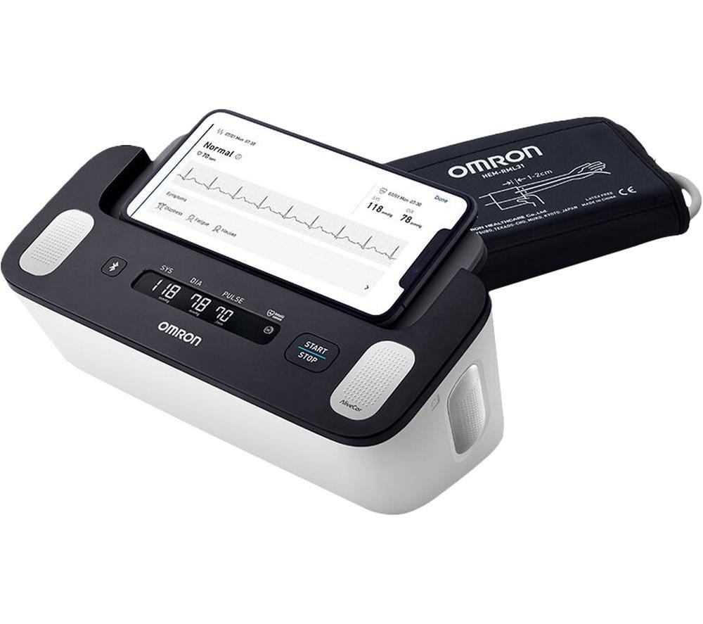 OMRON Complete HEM-7530T-E3 ECG & Smart Blood Pressure Monitor