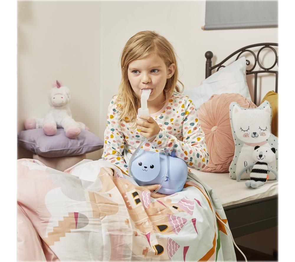 OMRON Nami Cat Children's Compressor Nebuliser - Blue