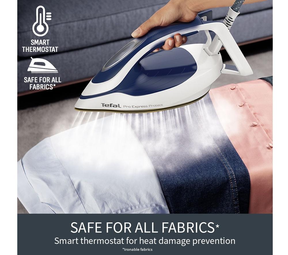TEFAL Pro Express Protect GV9221G0 Steam Generator Iron - White & Blue