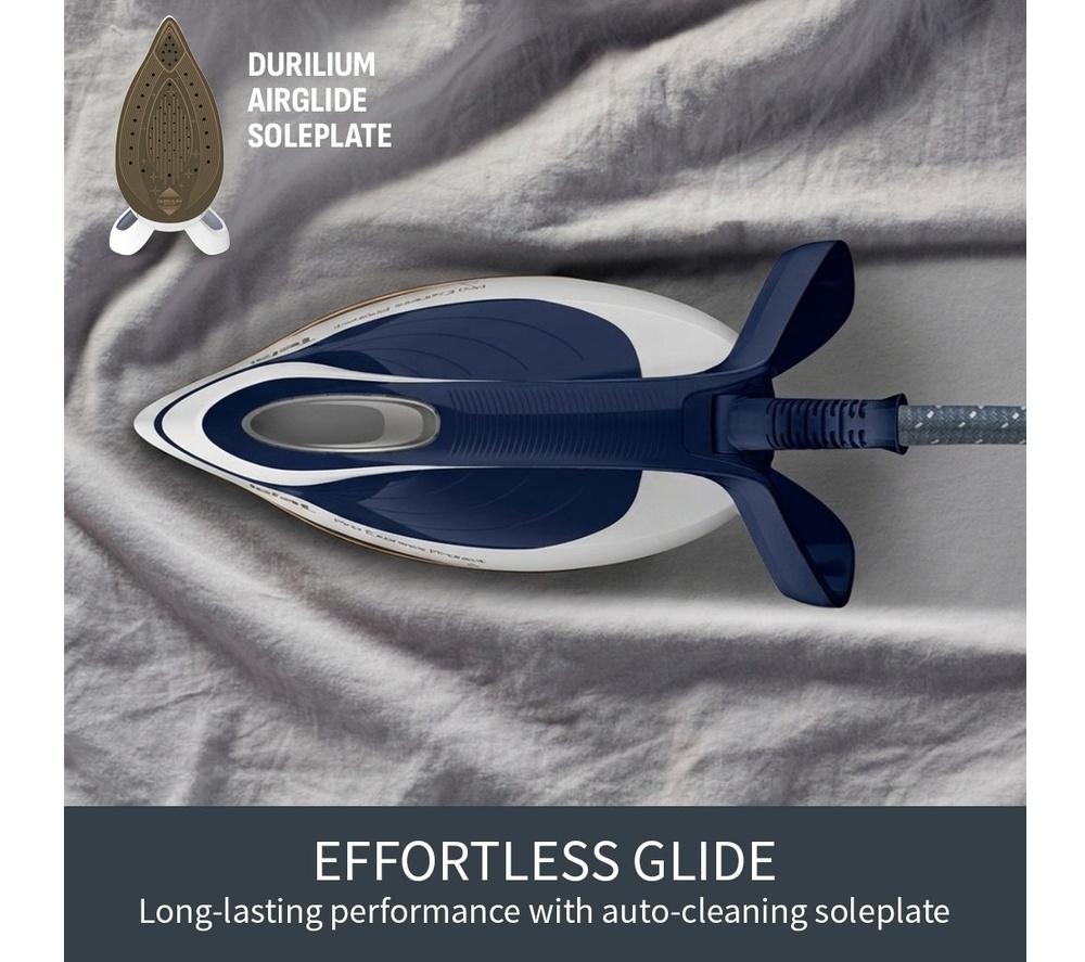 TEFAL Pro Express Protect GV9221G0 Steam Generator Iron - White & Blue