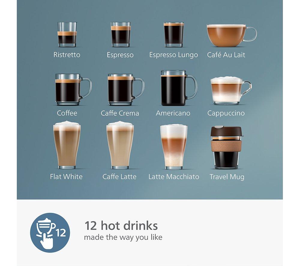 PHILIPS LatteGo EP5446/70 Bean to Cup Coffee Machine - Black