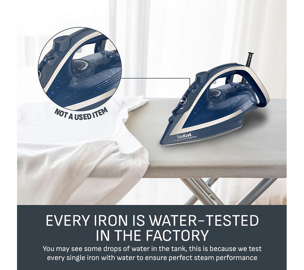TEFAL Ultraglide Anti-Scale Plus FV5874G0 Steam Iron - Blue & Silver