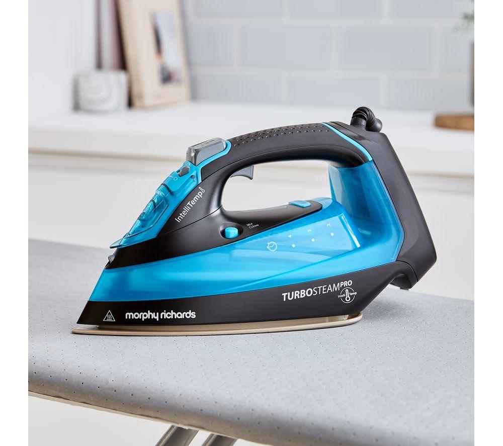 MORPHY RICHARDS Turbosteam Pro Intellitemp 303210 Steam Iron - Blue & Black