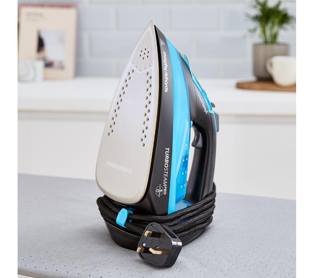 MORPHY RICHARDS Turbosteam Pro Intellitemp 303210 Steam Iron - Blue & Black