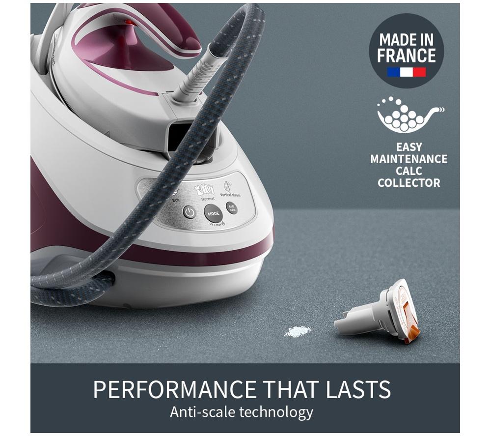 TEFAL Express Protect SV9201 Steam Generator Iron - White & Burgundy
