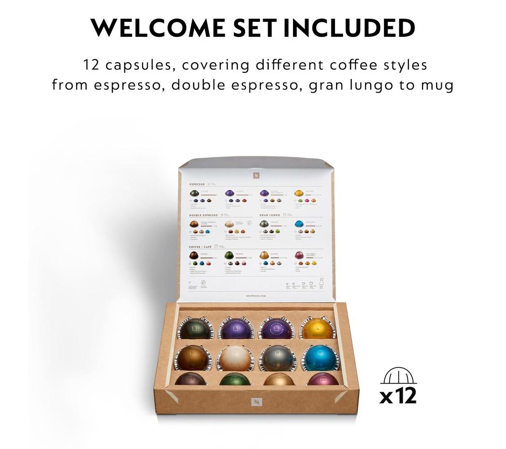 Nespresso by Krups Vertuo Next X910N40 Kapselmaschine – Schwarz