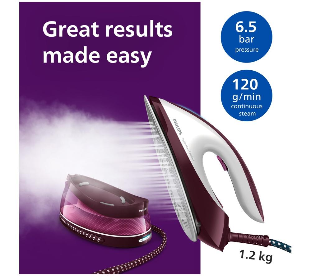 PHILIPS PerfectCare Compact GC7842/46 Steam Generator Iron - Rose