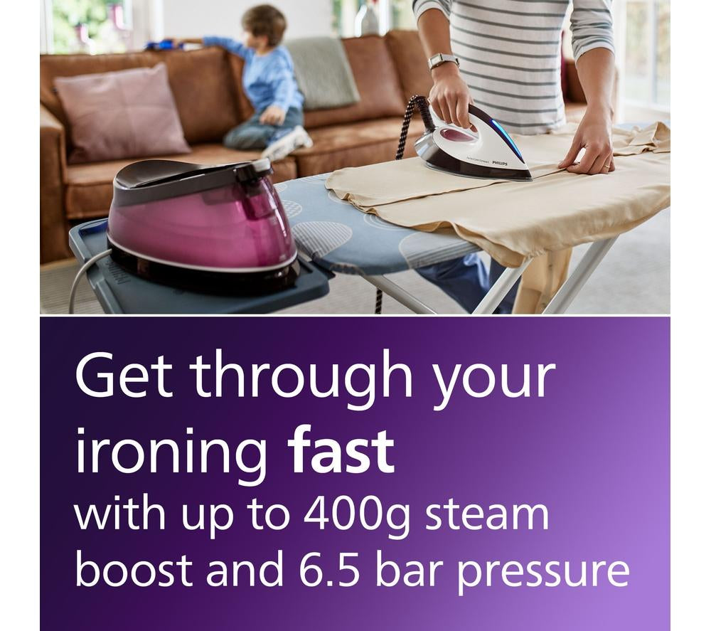 PHILIPS PerfectCare Compact GC7842/46 Steam Generator Iron - Rose
