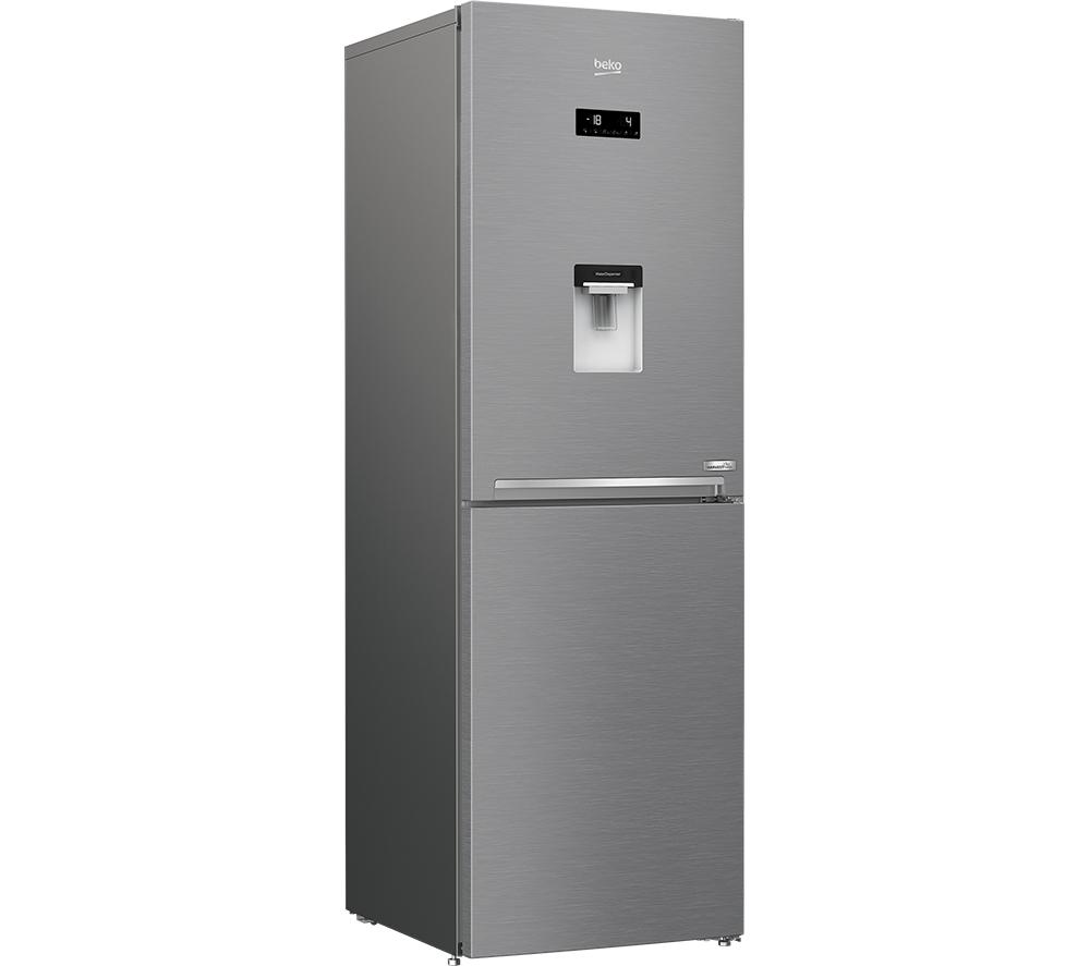 BEKO Pro HarvestFresh CNG4601DVPS 50/50 Fridge Freezer - Stainless Steel Effect