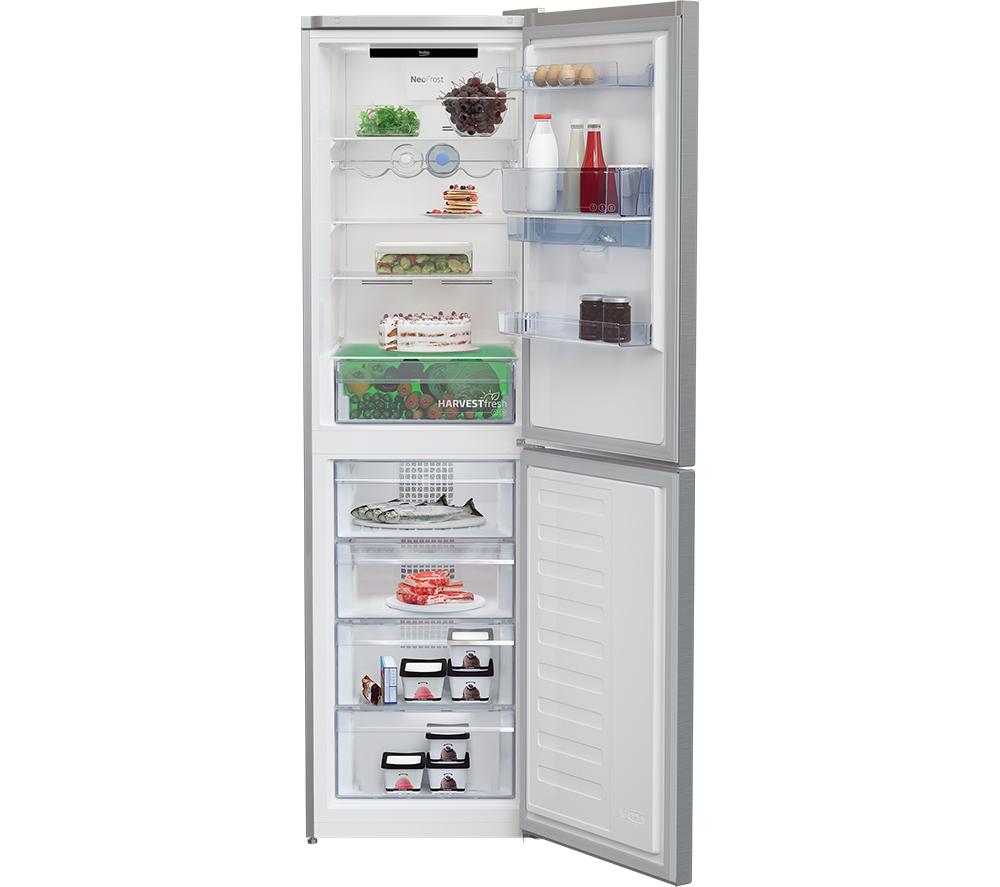 BEKO Pro HarvestFresh CNG4601DVPS 50/50 Fridge Freezer - Stainless Steel Effect