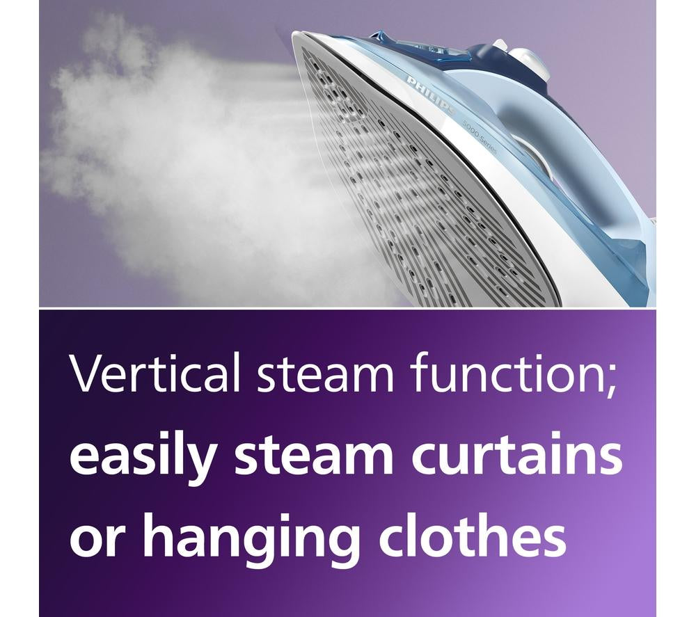 PHILIPS 5000 Series SteamGlide Plus DST5030/26 Steam Iron - Blue