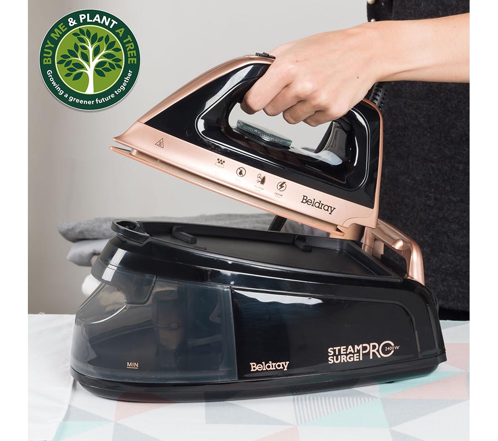 BELDRAY Steam Surge Pro BEL01137 Steam Generator Iron - Rose Gold