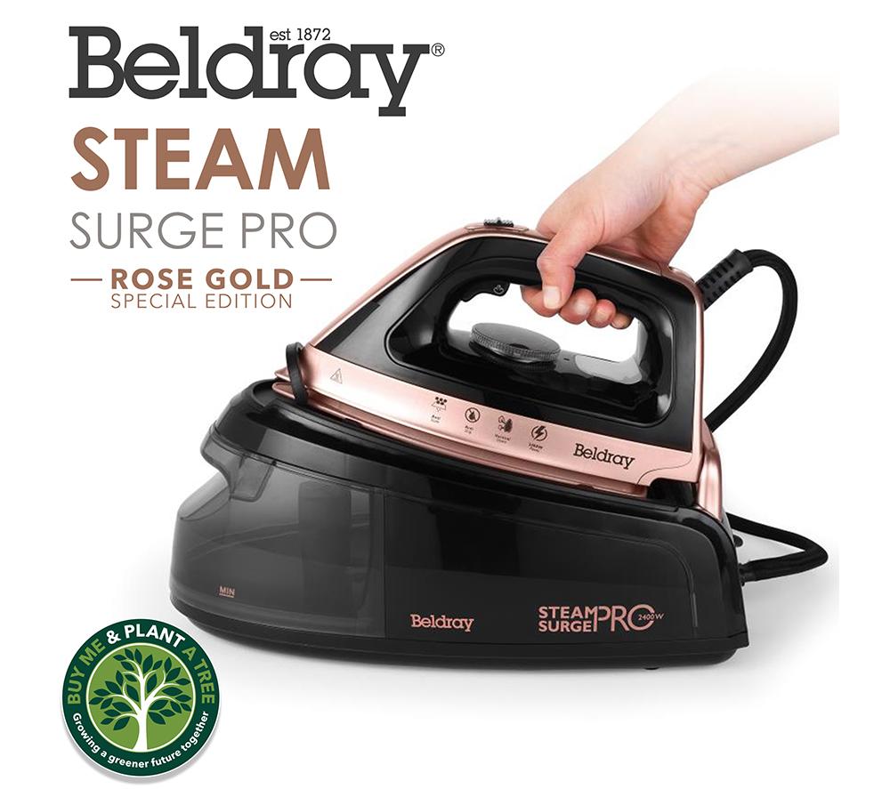 BELDRAY Steam Surge Pro BEL01137 Steam Generator Iron - Rose Gold