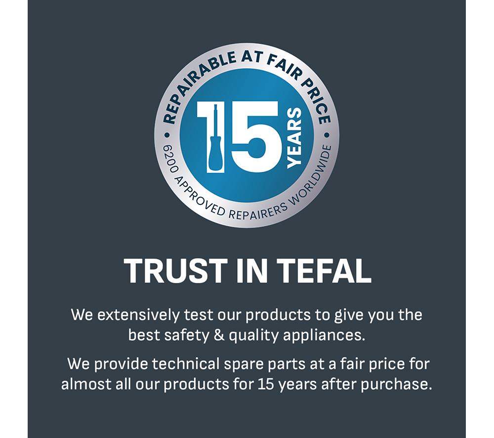 TEFAL Ultraglide Anti-Scale Plus FV5872G0 Steam Iron - Grey & Purple