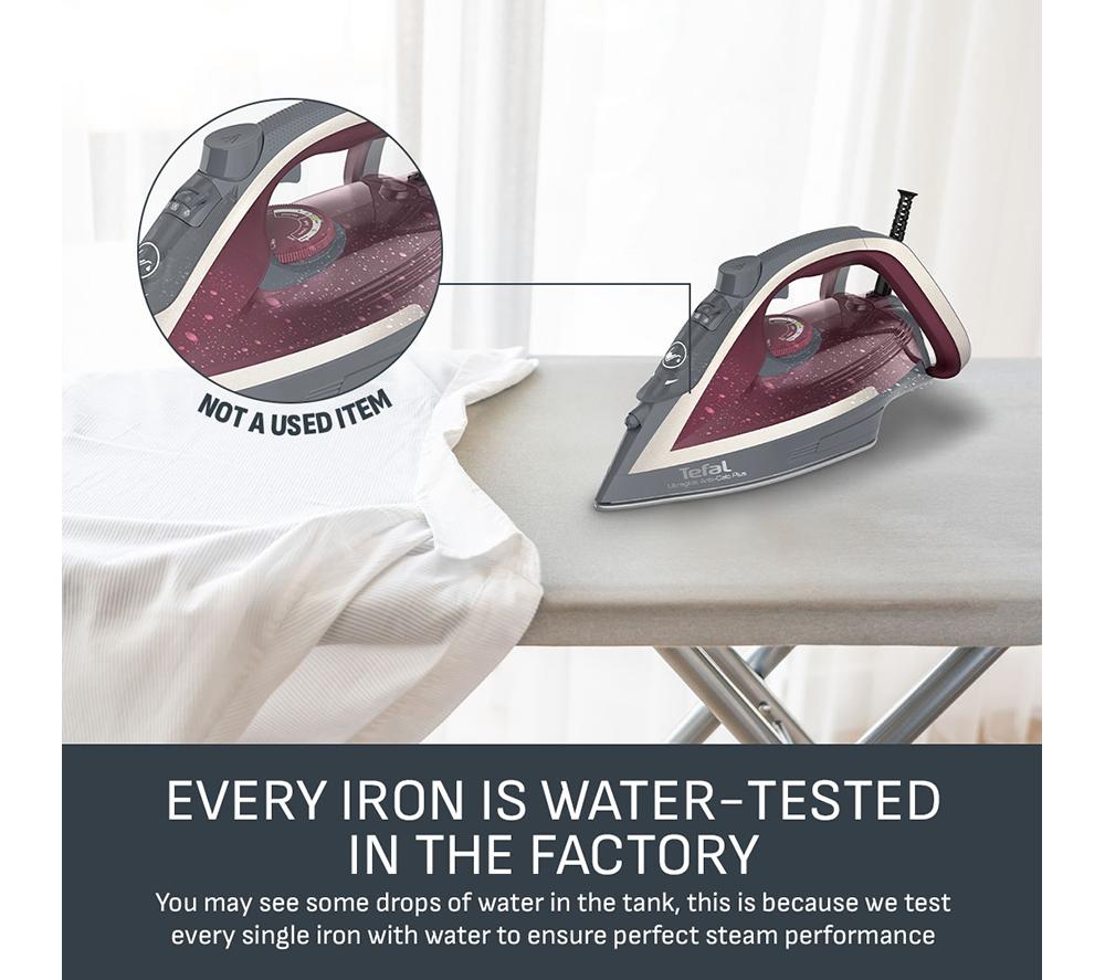 TEFAL Ultraglide Anti-Scale Plus FV5872G0 Steam Iron - Grey & Purple