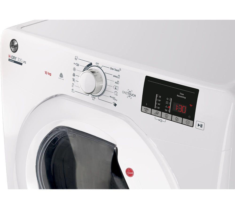HOOVER H-Dry 300 HLE V10DG-80 Secadora de ropa de ventilación de 10 kg - Blanco