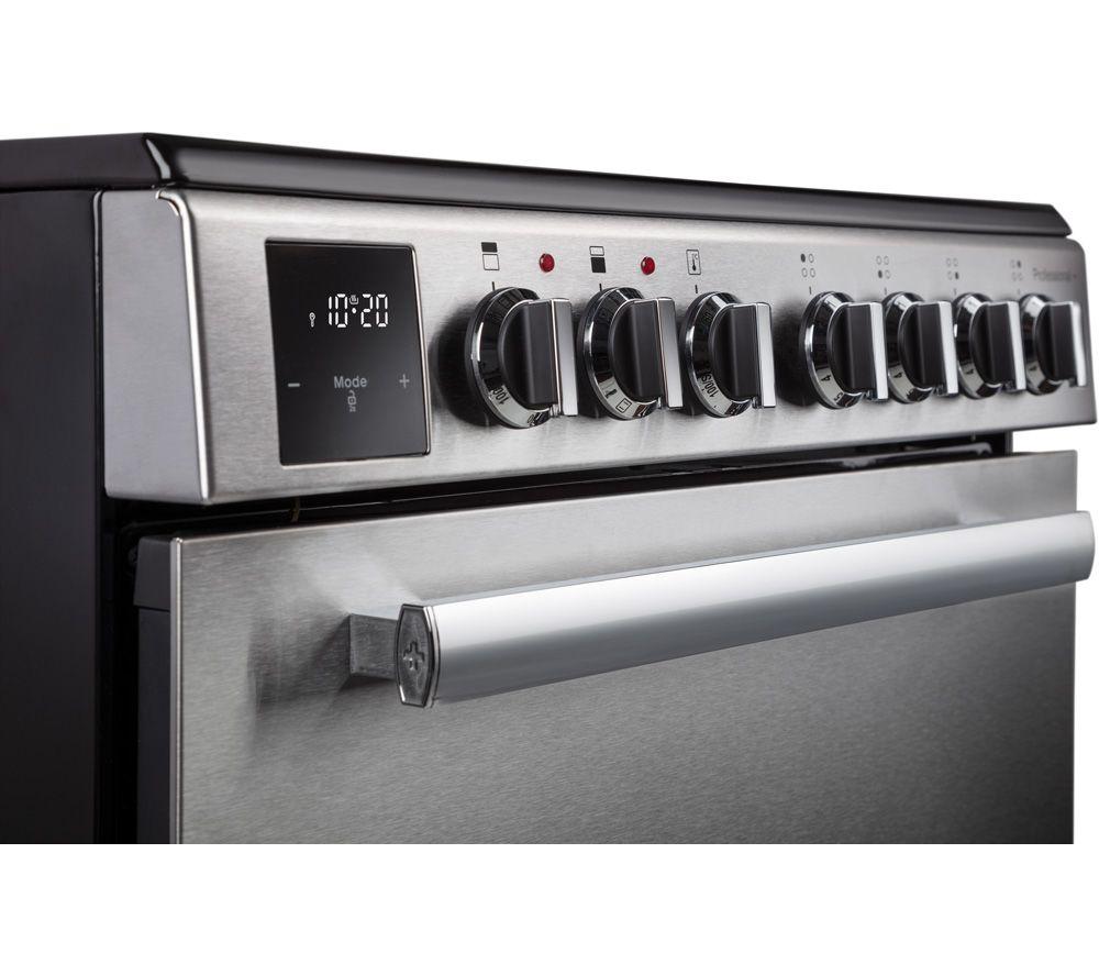 RANGEMASTER Professional+ PROPL60ECSS/C 60 cm Electric Ceramic Range Cooker - Stainless Steel & Chrome