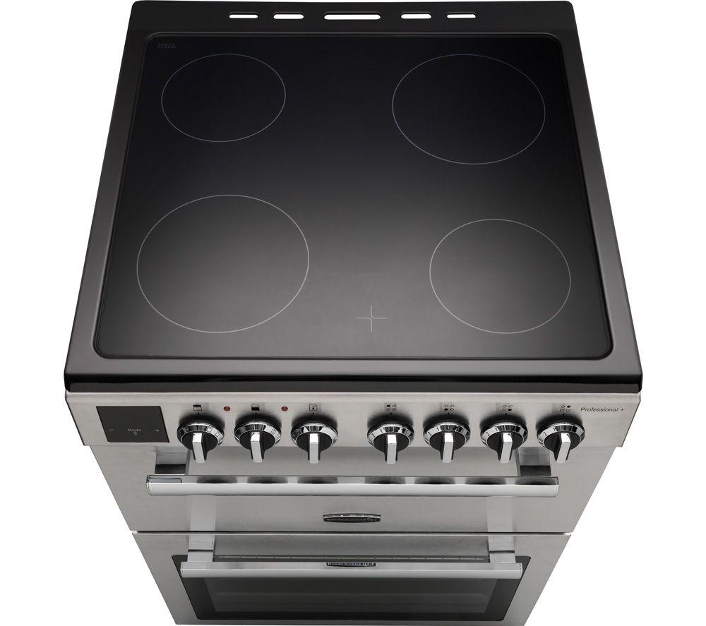 RANGEMASTER Professional+ PROPL60ECSS/C 60 cm Electric Ceramic Range Cooker - Stainless Steel & Chrome