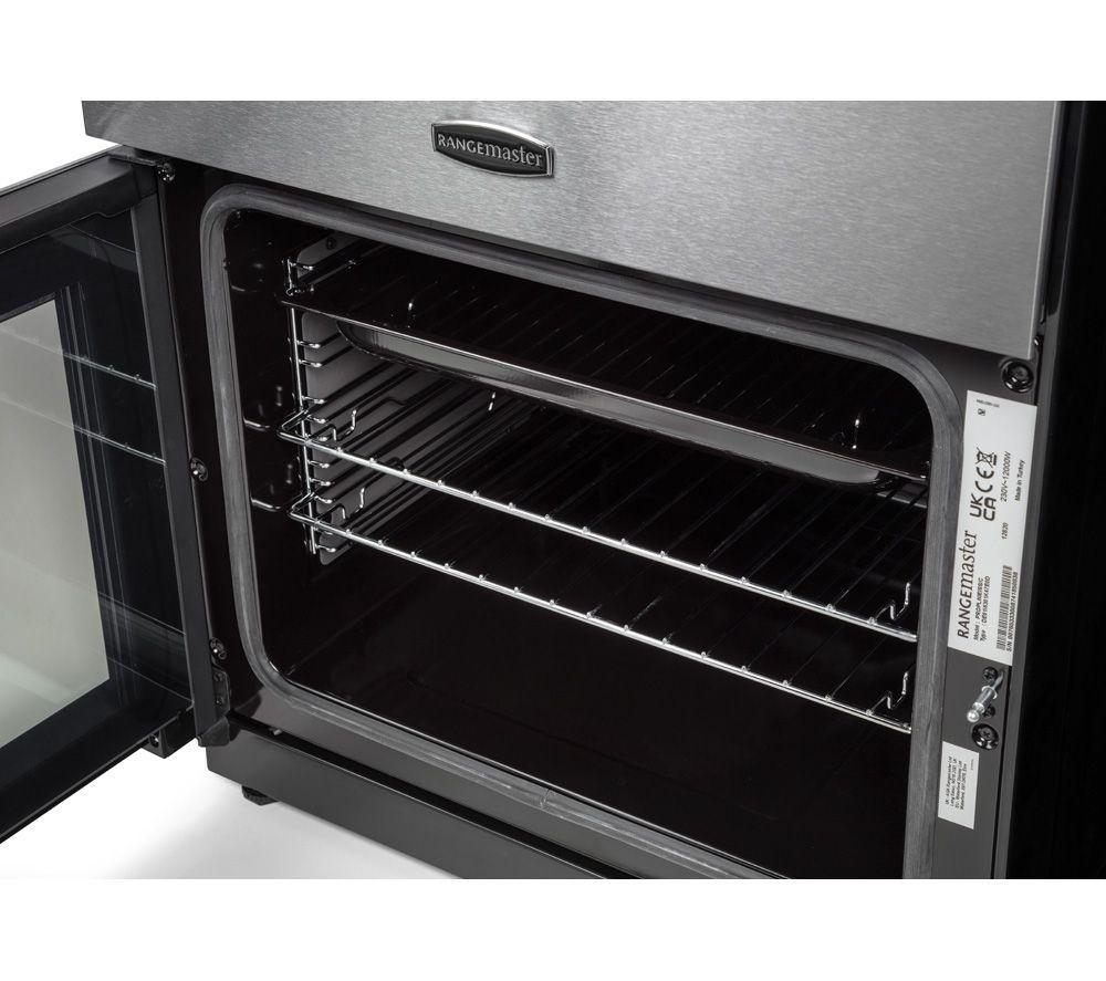 RANGEMASTER Professional+ PROPL60ECSS/C 60 cm Electric Ceramic Range Cooker - Stainless Steel & Chrome