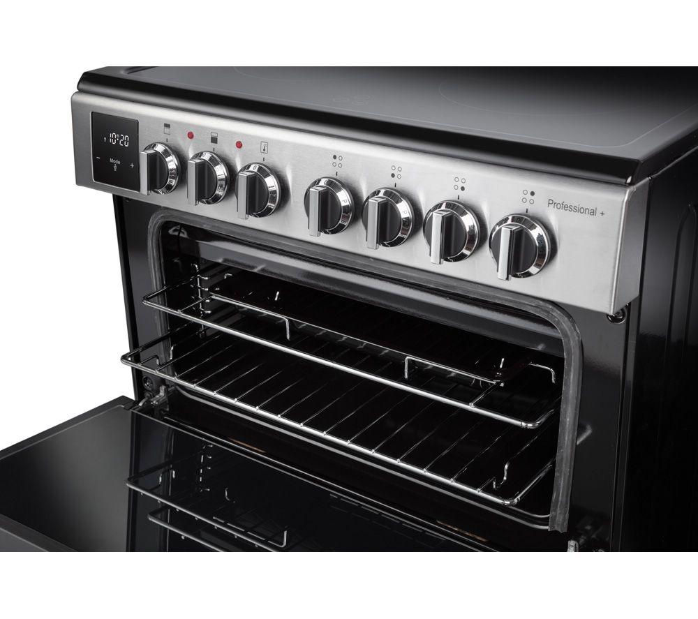 RANGEMASTER Professional+ PROPL60ECSS/C 60 cm Electric Ceramic Range Cooker - Stainless Steel & Chrome