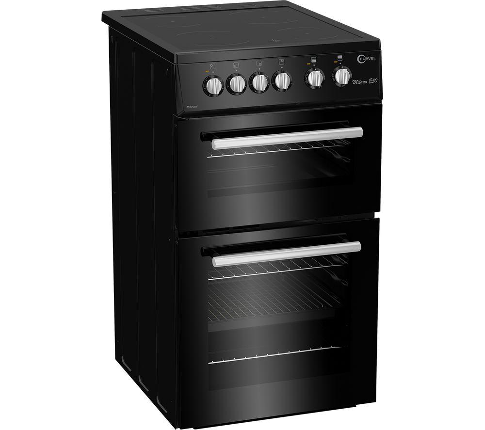 Cocina eléctrica vitrocerámica FLAVEL MLB7CDK de 50 cm - Negra