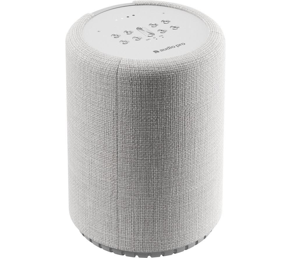 AUDIO PRO G10 Wireless Multi-room Speaker with Google Assistant - Light Grey