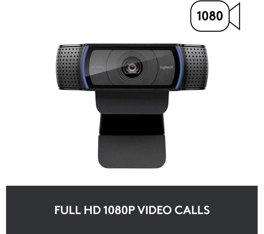 LOGITECH Pro C920 Full HD Webcam & H340 USB Headset Bundle