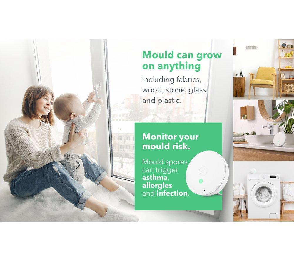AIRTHINGS Wave Mini Indoor Air Quality Monitor