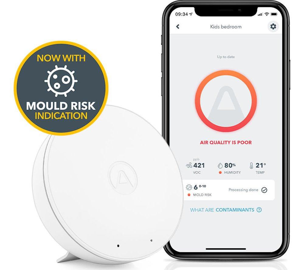 AIRTHINGS Wave Mini Indoor Air Quality Monitor