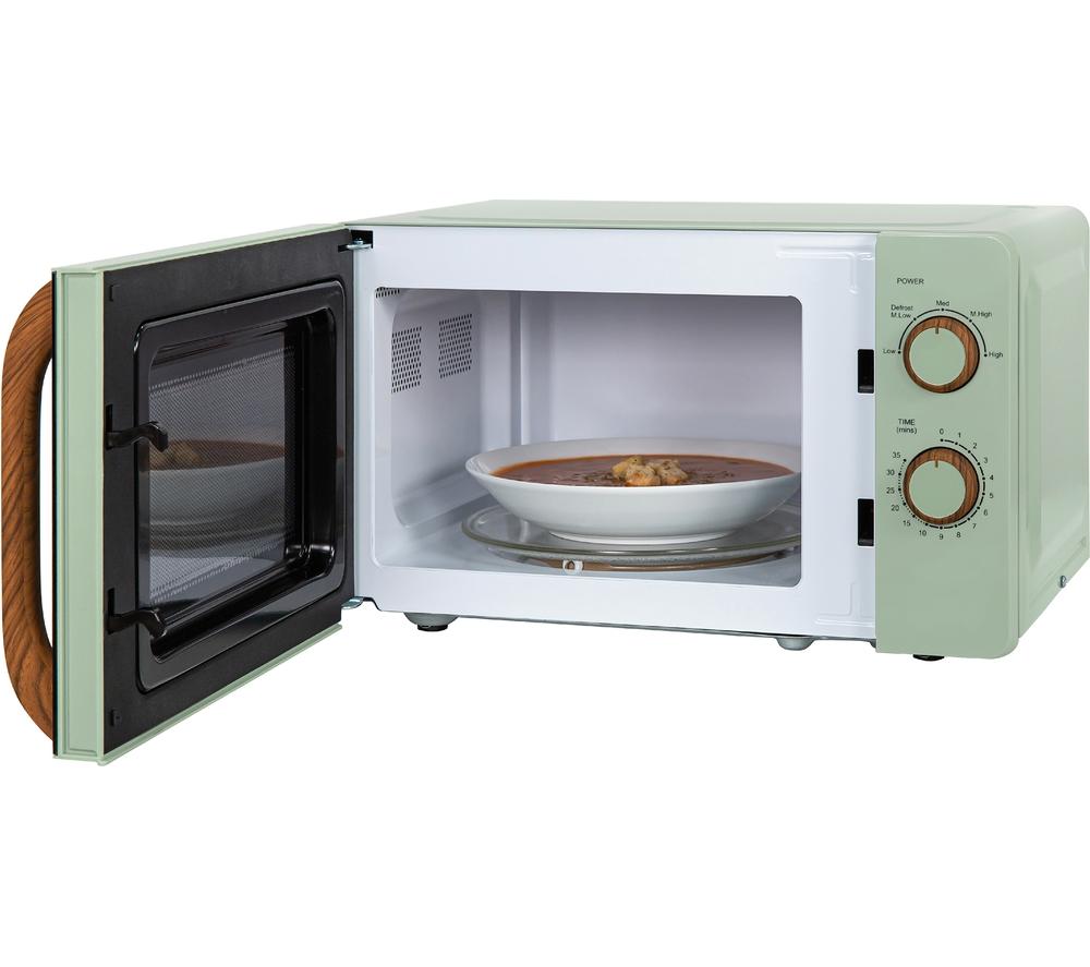 RUSSELL HOBBS Scandi RHMM713MG-N Compact Solo Microwave - Green