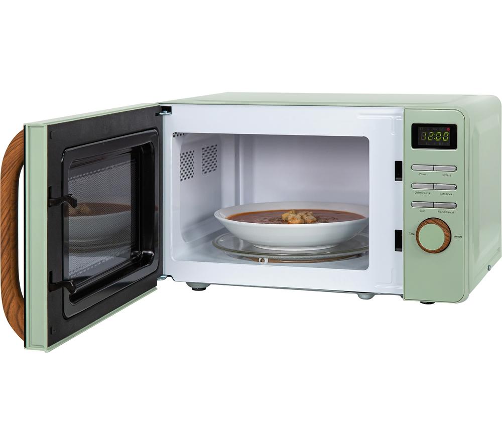 RUSSELL HOBBS Scandi RHMD714MG-N Compact Solo Microwave - Green