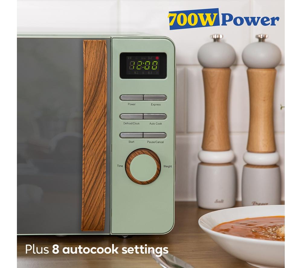 RUSSELL HOBBS Scandi RHMD714MG-N Compact Solo Microwave - Green