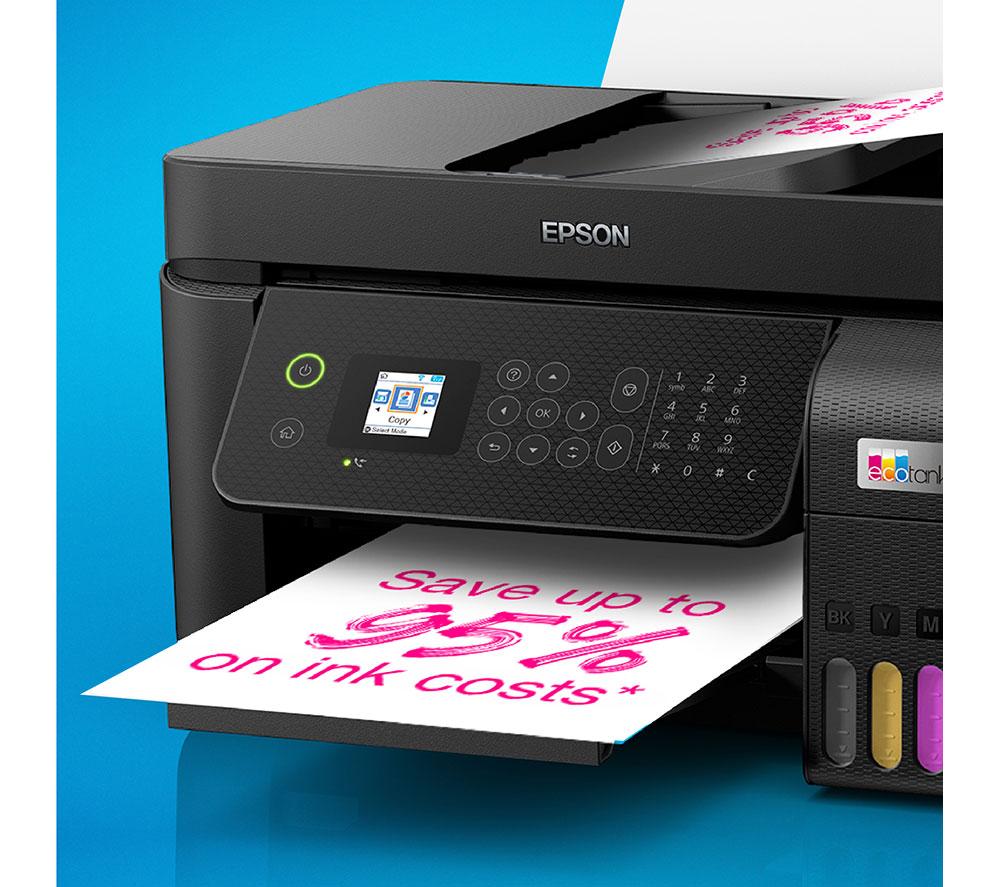 Impresora de inyección de tinta inalámbrica todo en uno EPSON EcoTank ET-4800 con fax