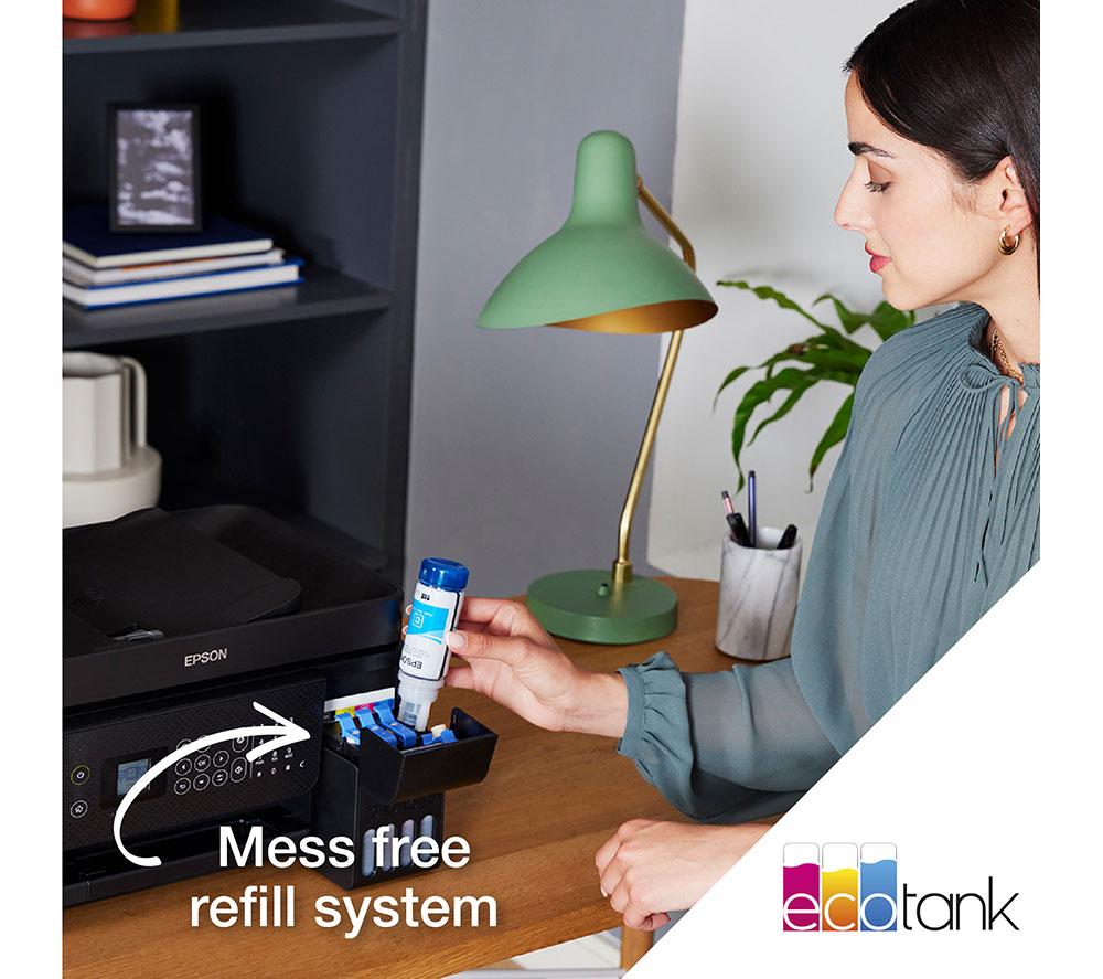 Impresora de inyección de tinta inalámbrica todo en uno EPSON EcoTank ET-4800 con fax