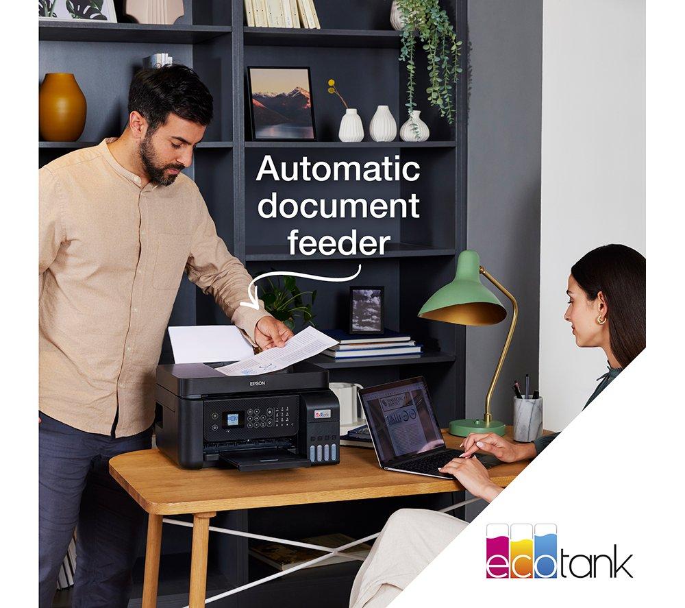 Impresora de inyección de tinta inalámbrica todo en uno EPSON EcoTank ET-4800 con fax