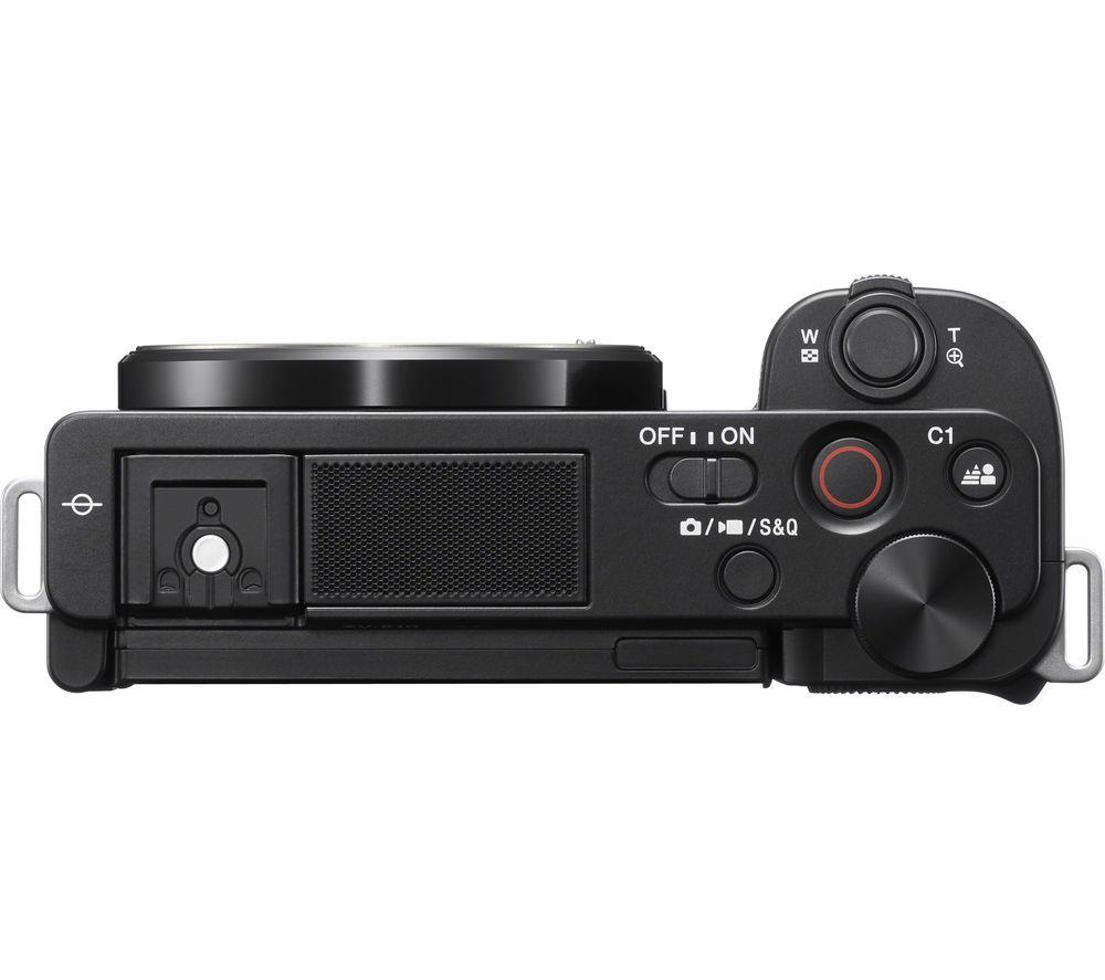 SONY ZV-E10 Mirrorless Vlogging Camera & GP-VPT2BT Shooting Grip Bundle - Body Only