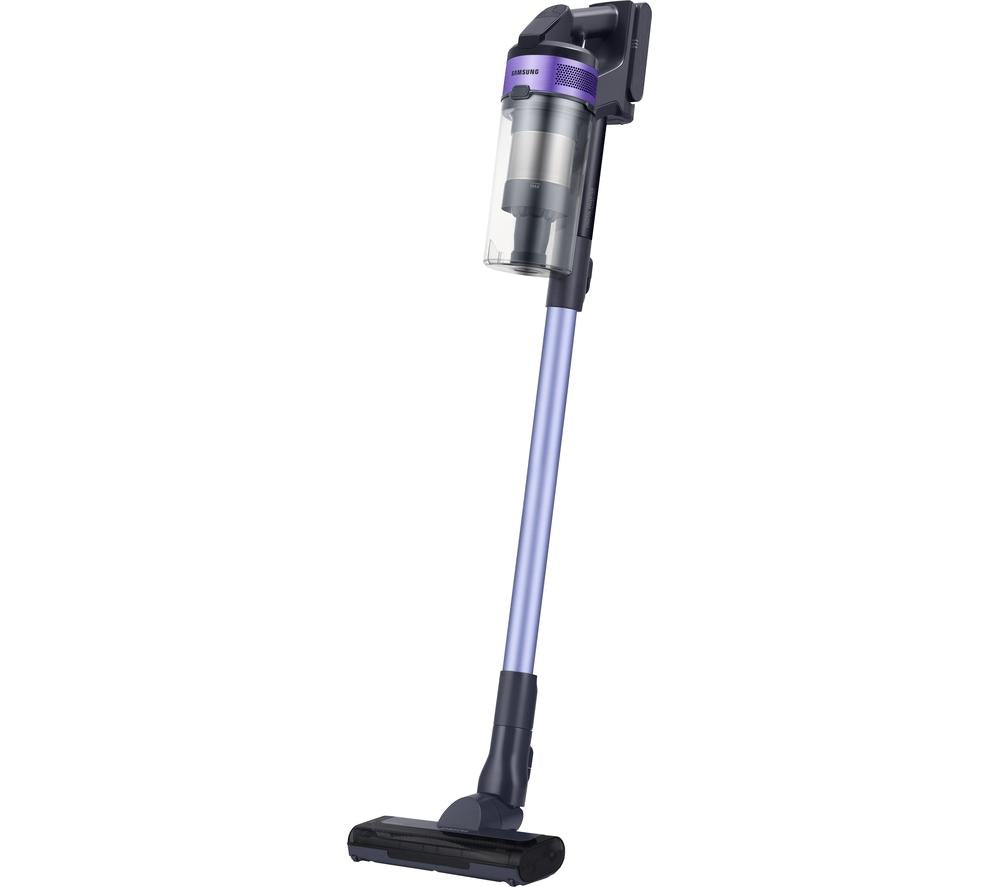 SAMSUNG Jet 60 Turbo Max Aspiradora sin cable de 150 W de potencia de succión con cepillo Jet Fit - Violeta Teal y Negro Cotta
