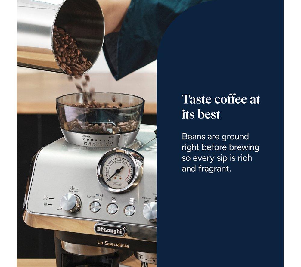 DELONGHI La Specialista Arte EC9155.MB Bean to Cup Coffee Machine – Stainless Steel & Black