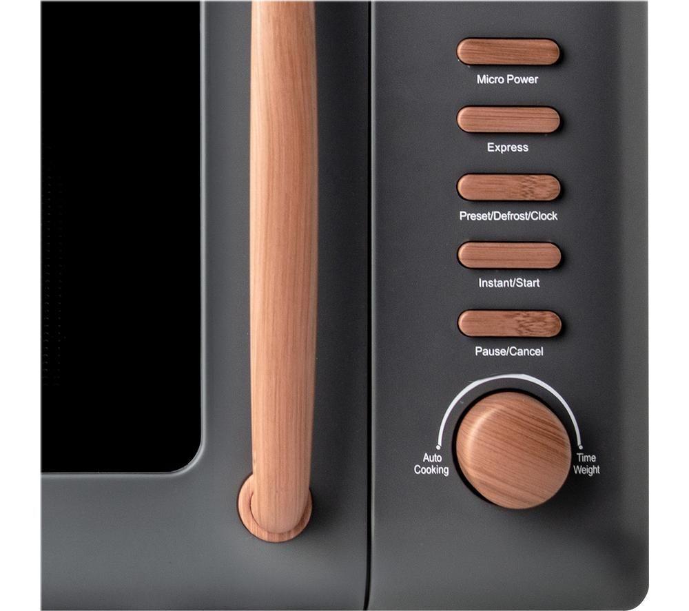 HADEN Dorchester 201324 Solo Microwave - Pebble Grey