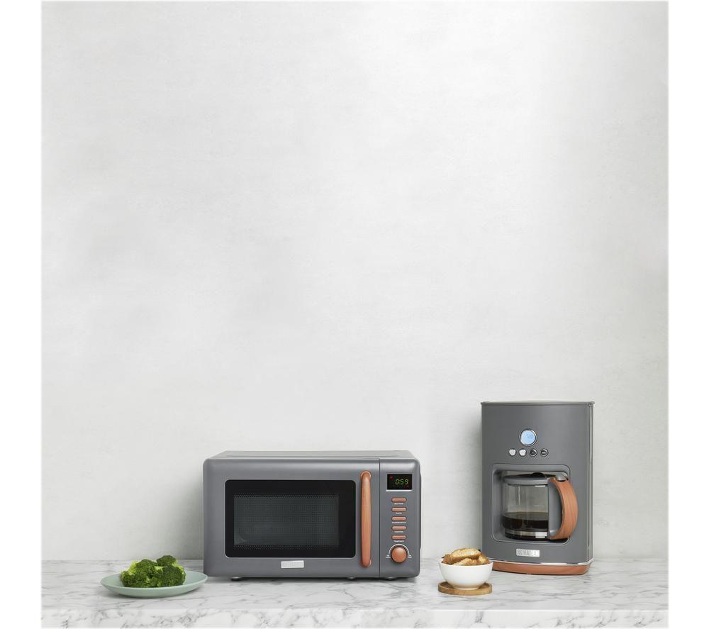 HADEN Dorchester 201324 Solo Microwave - Pebble Grey