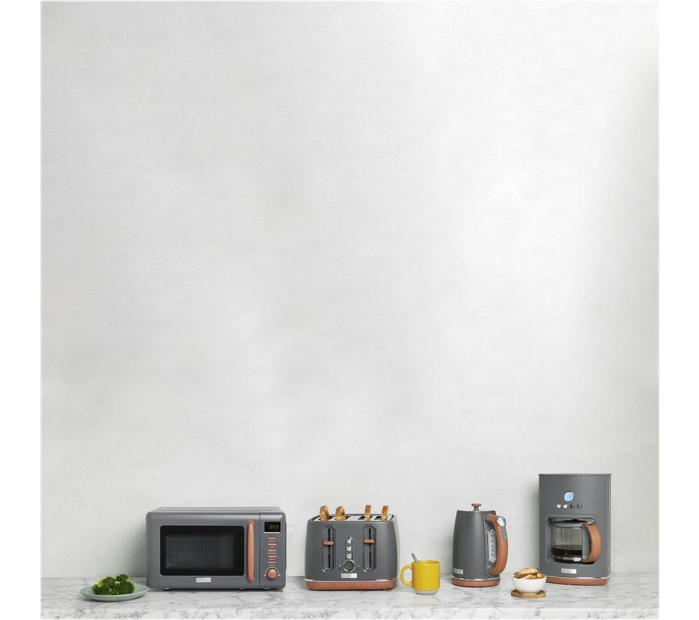 HADEN Dorchester 201324 Solo Microwave - Pebble Grey