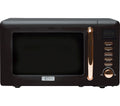 HADEN Salcombe 197061 Solo Microwave - Black & Copper