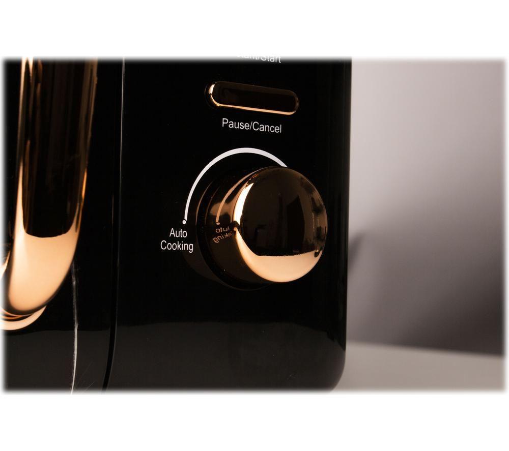 HADEN Salcombe 197061 Solo Microwave - Black & Copper