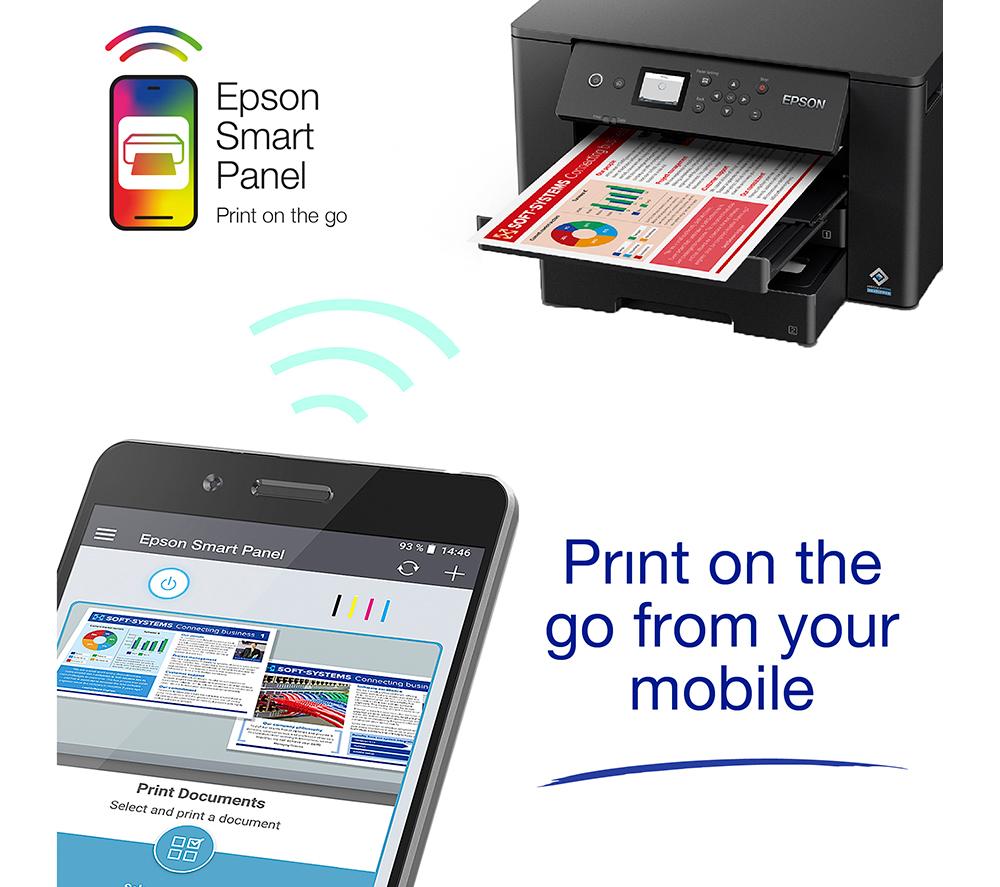 Impresora de inyección de tinta inalámbrica A3 EPSON WorkForce WF-7310DTW
