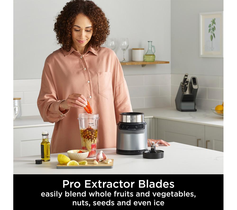 Batidora NINJA Auto-iQ BN500UK - Negro y plateado