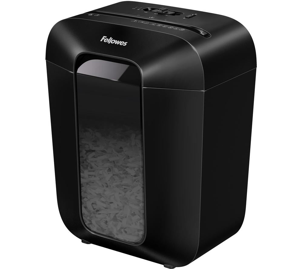FELLOWES Powershred LX50 Cross Cut Paper Shredder - Black