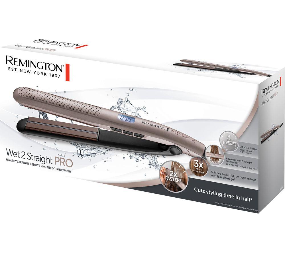 REMINGTON Wet 2 Straight Pro S7970 Hair Straightener – Bronze